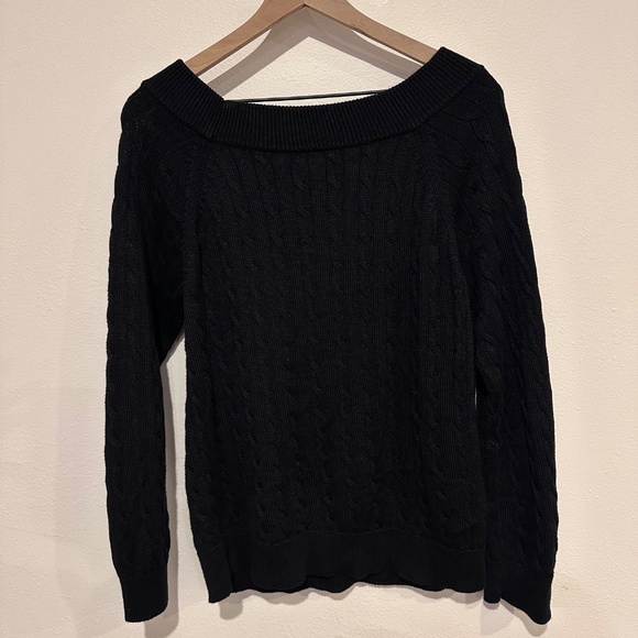 Ralph Lauren Cable-knit black sweater - Picture 5 of 5